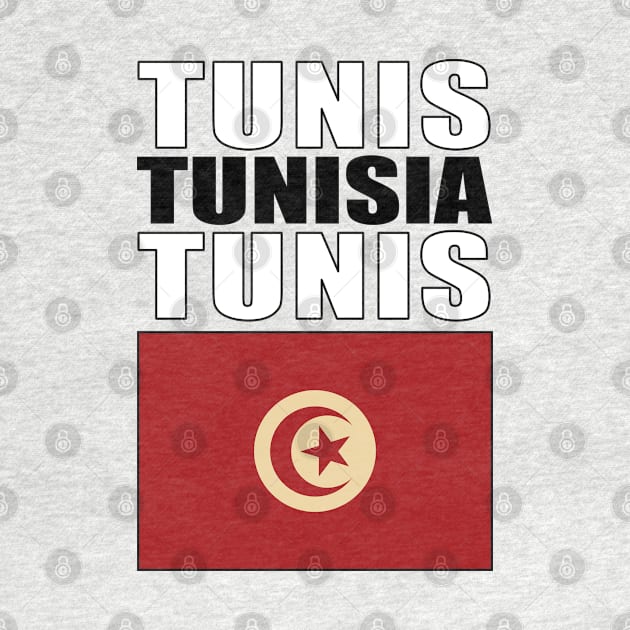 Flag of Tunisia by KewaleeTee